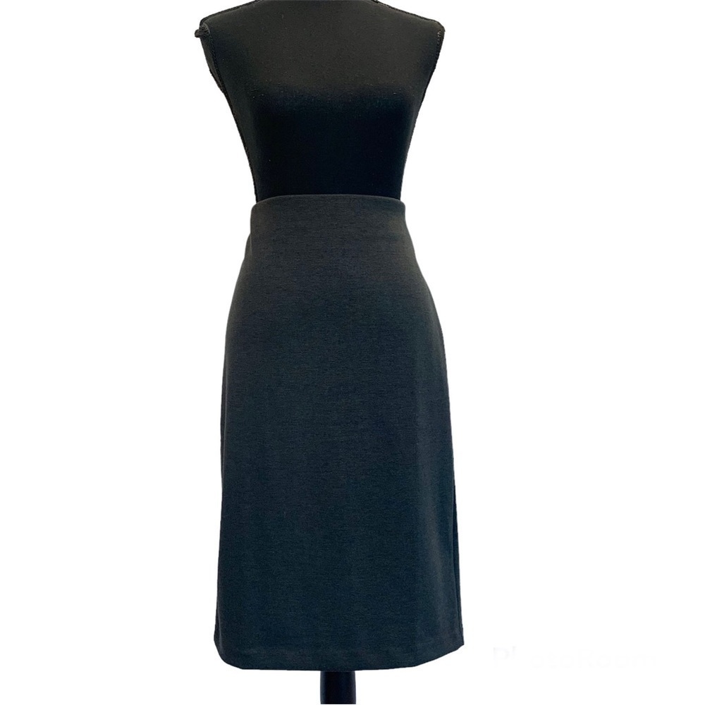 PHILOSOPHY dark charcoal gray stretchy pencil skirt Sz 10